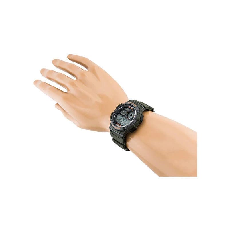 Casio AE-1000W-3AVDF World Time Multifunction Fiber Belt Men's Watch