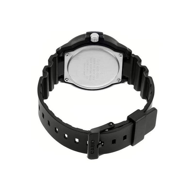 Casio Youth Day Date Resin Belt Watch MRW-200H-1BVDF