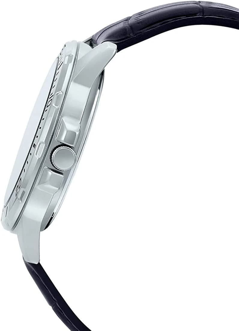 Casio MTP-VD01L-1EVUDF Enticer Date Black Belt Watch