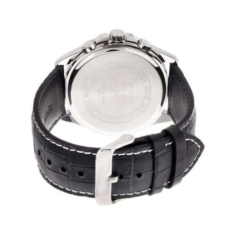 Casio Enticer Multifunction Leather Belt Watch MTP-1374L-1AVDF