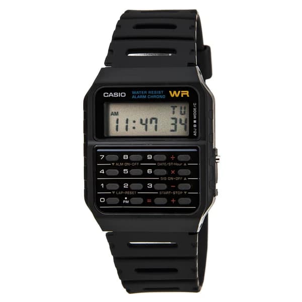 Casio CA-53W-1Z Vintage Calculator Fiber Belt Men's Watch