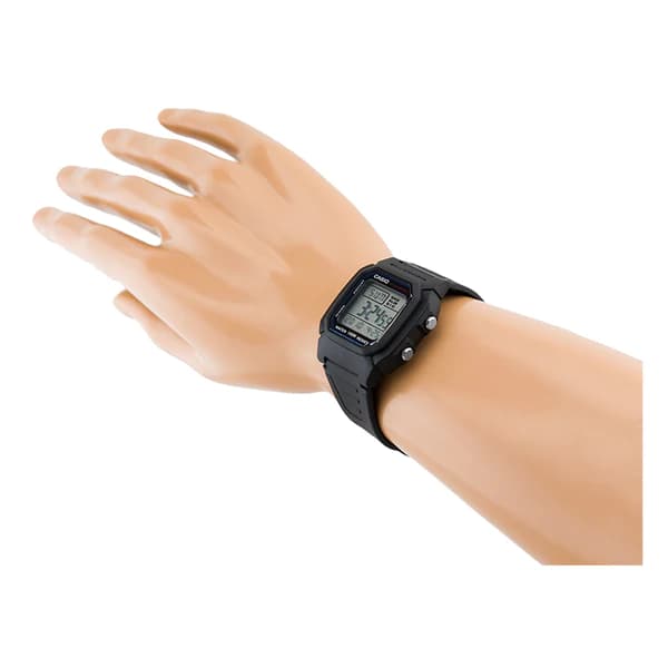Casio W-800H-1AVDF Digital Dual Time Fiber Belt Watch