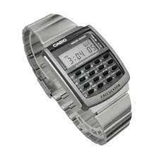 Casio CA-506-1DF Classic Calculator Silver Chain Watch