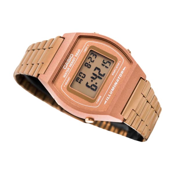 Casio Classic Digital Rose Gold Chain Watch B640WC-5ADF