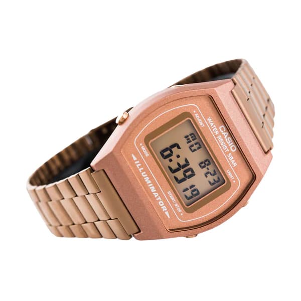 Casio Classic Digital Rose Gold Chain Watch B640WC-5ADF