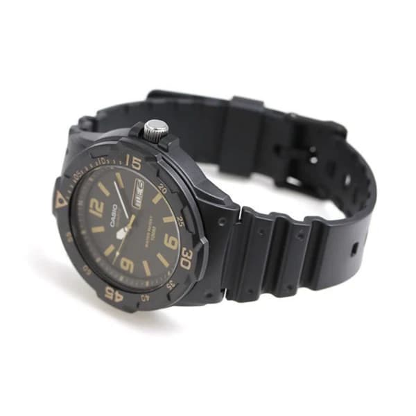 Casio Youth Day Date Resin Belt Watch MRW-200H-1B3VDF