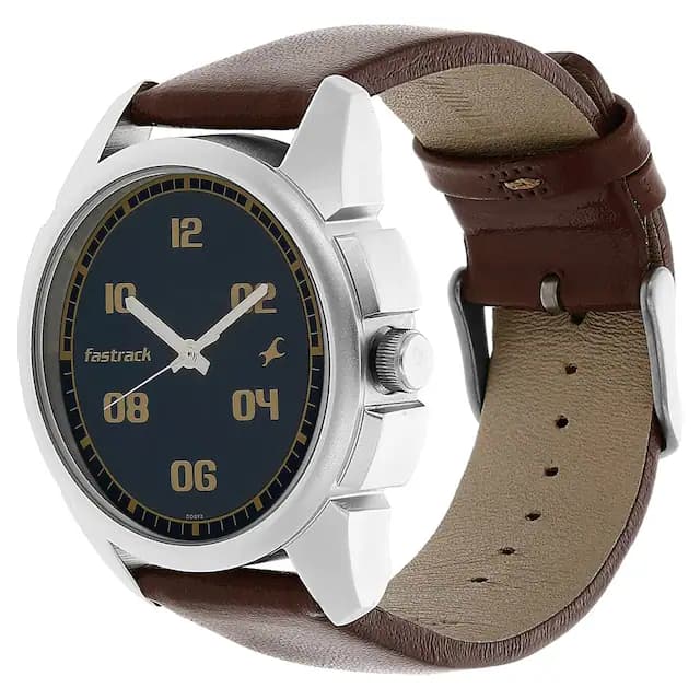 Fastrack 3124SL02 Blue Dial Analog Watch for Guys