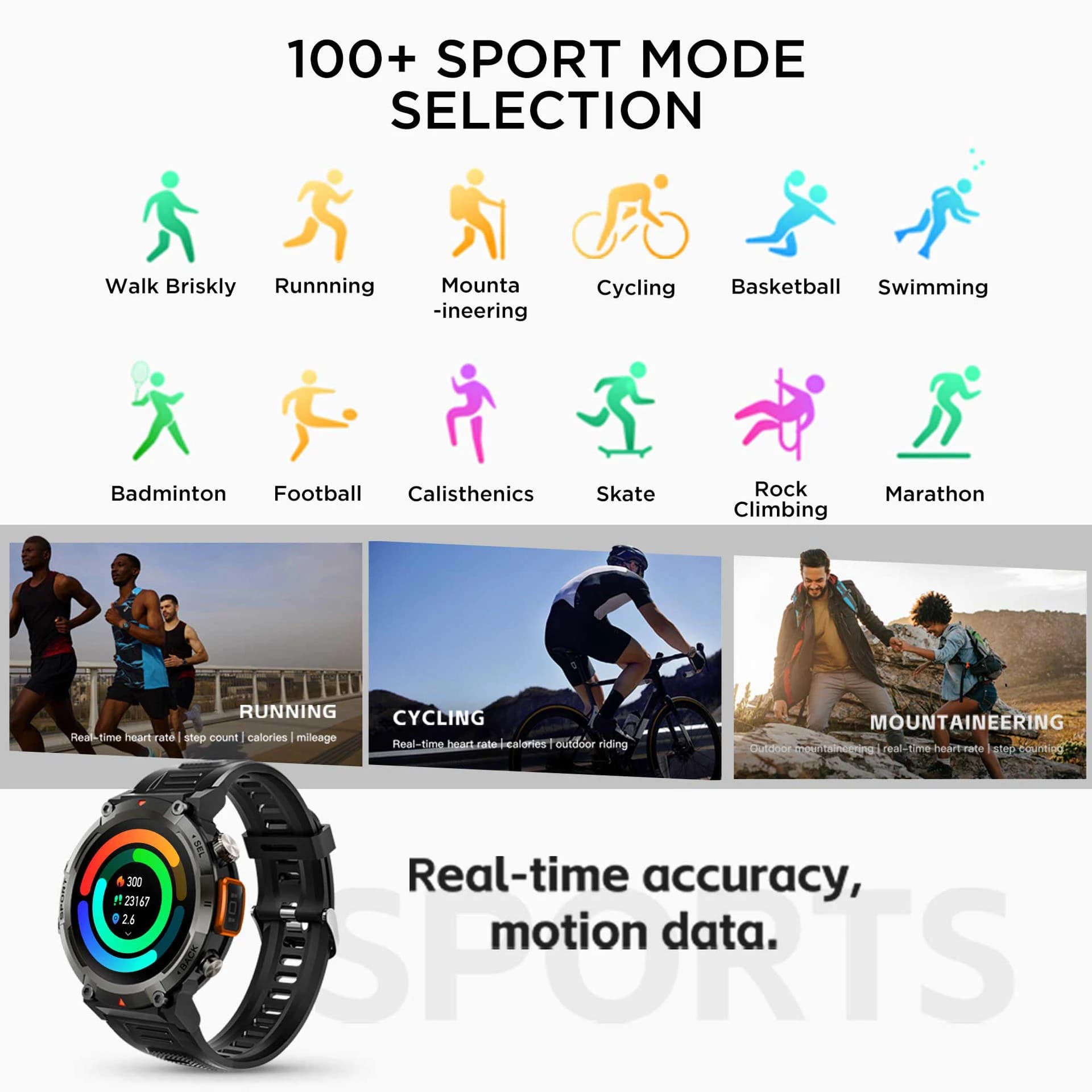 XTRA Active R28 Bluetooth Calling Sports Smartwatch