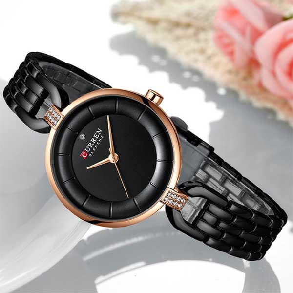 Curren C9052BLK Black Women’s Watch-Black