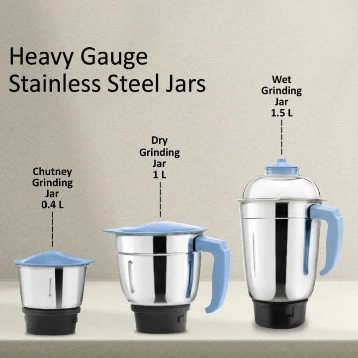 McCoy Aura 750W 3 Jars Mixer Grinder