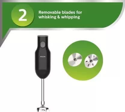 Philips Alloy Steel HL1655/02 Hand Blender 250W - Black