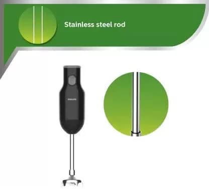 Philips Alloy Steel HL1655/02 Hand Blender 250W - Black
