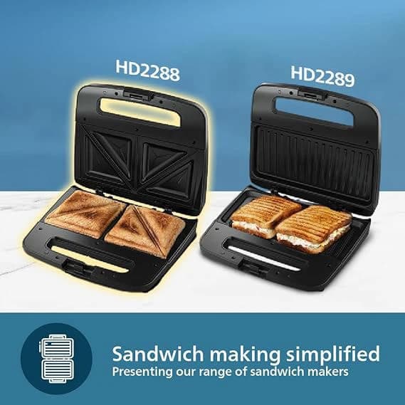 Philips XL Sized Sandwich Maker (HD2288/00)