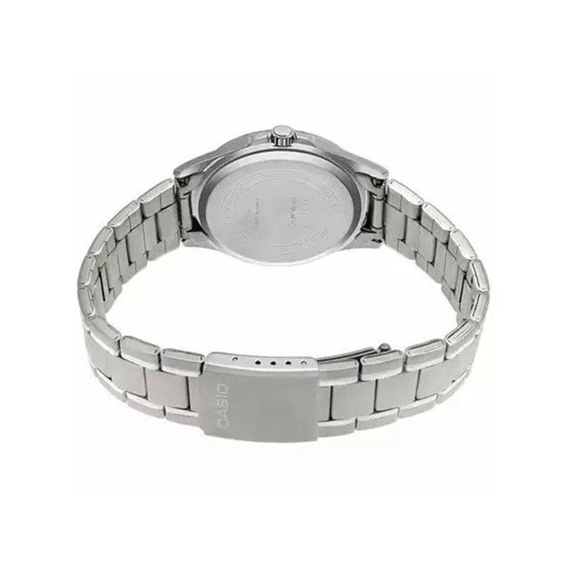 Casio Enticer Day Date Silver Chain Watch MTP-1381D-1AV