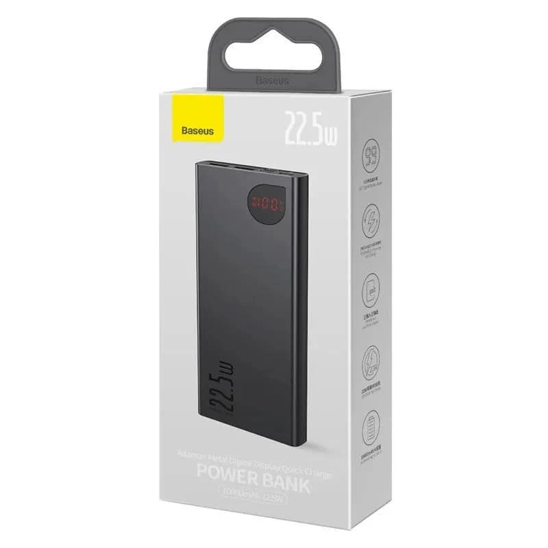 Baseus Adaman Metal Digital Display 22.5W 10000mAh Power Bank (PPAD00001)