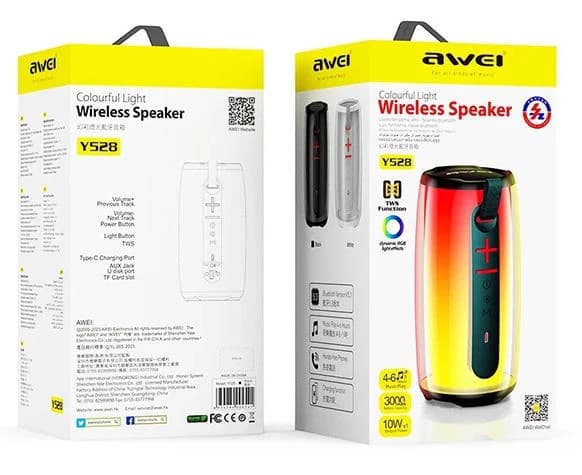 Awei Y528 Colorful Light Outdoor Wireless Speaker