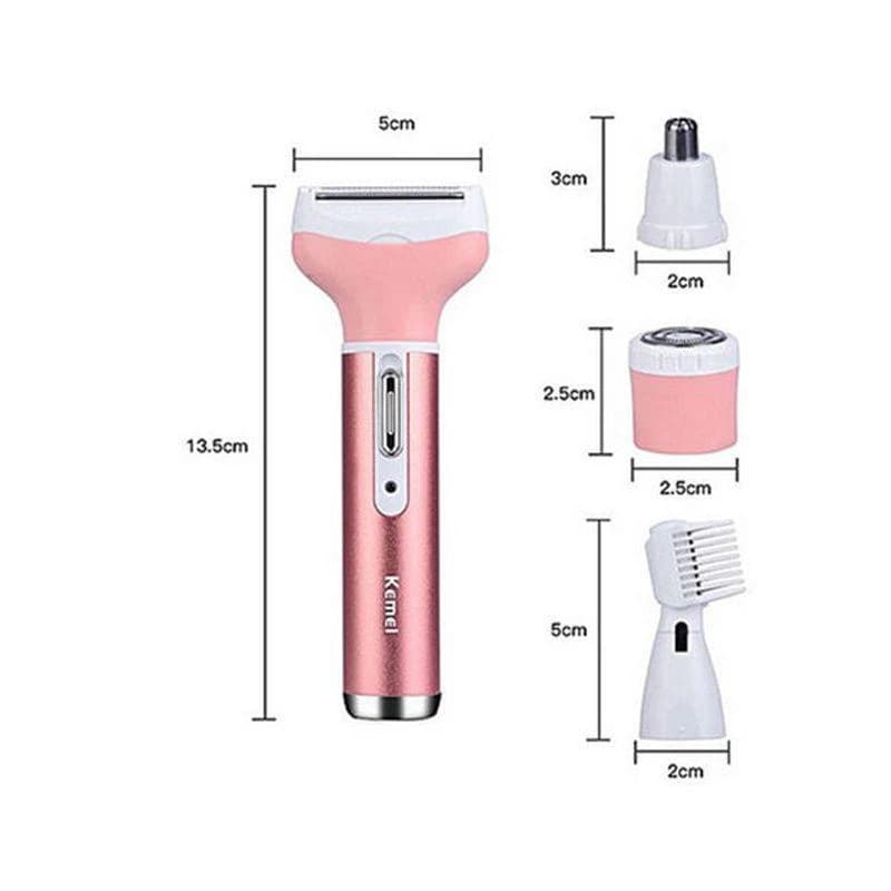 Kemei KM-6637 4 In 1 Shaver for Women