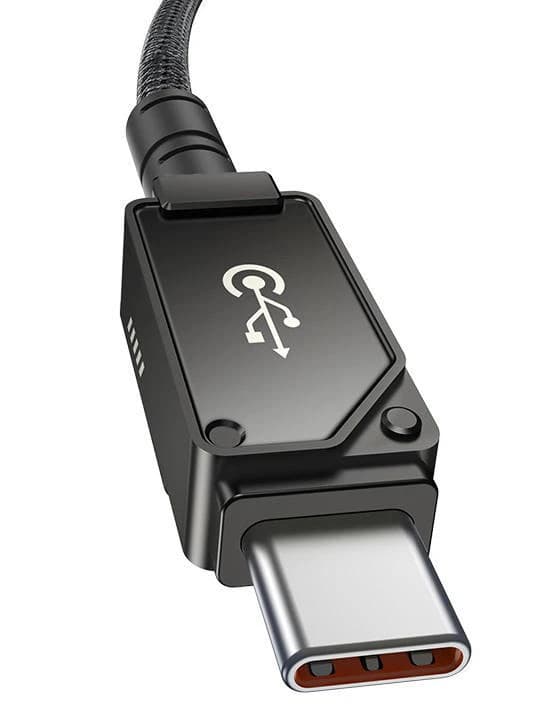 Baseus Unbreakable Series 20W 1m Type-C to Lightning Fast Charging Data Cable (P10355803111-00) - Cluster Black