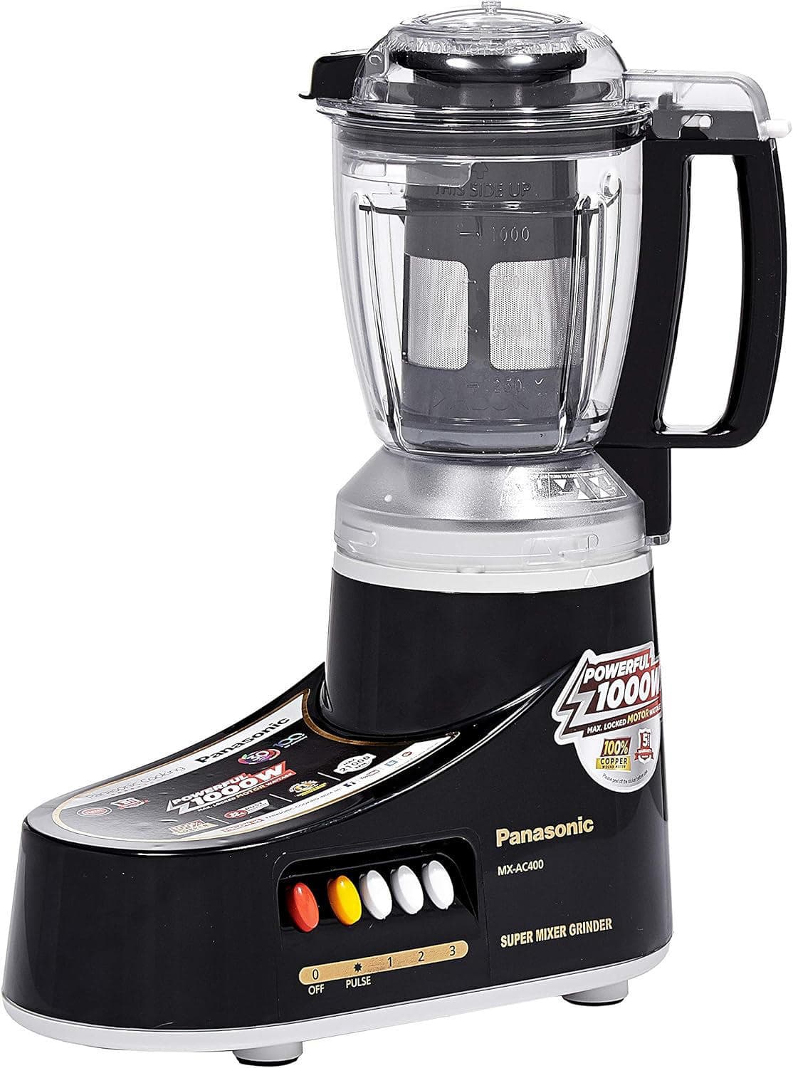 Panasonic 4-Jar Super Mixer Grinder (MX-AC400)