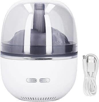 Mini Essential Oil Diffuser Humidifier, Moisturizing 260ml Rechargeable Large Mist Volume Aromatherapy Humidifier Ultrasonic for Living Room for Yoga (White)