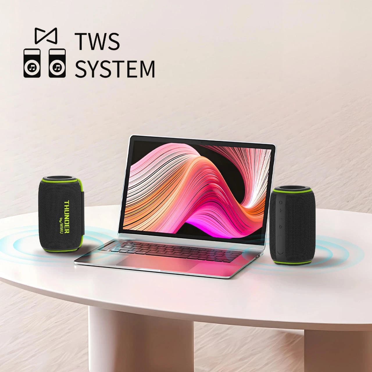 WiWU Thunder Wireless Portable Speaker H5