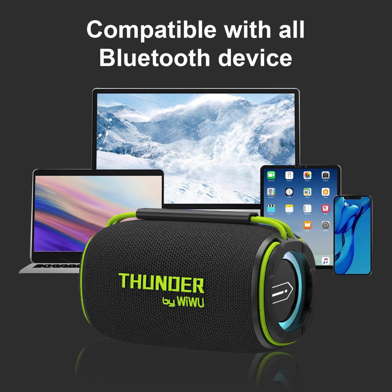 WiWU Thunder Wireless Portable Speaker H5