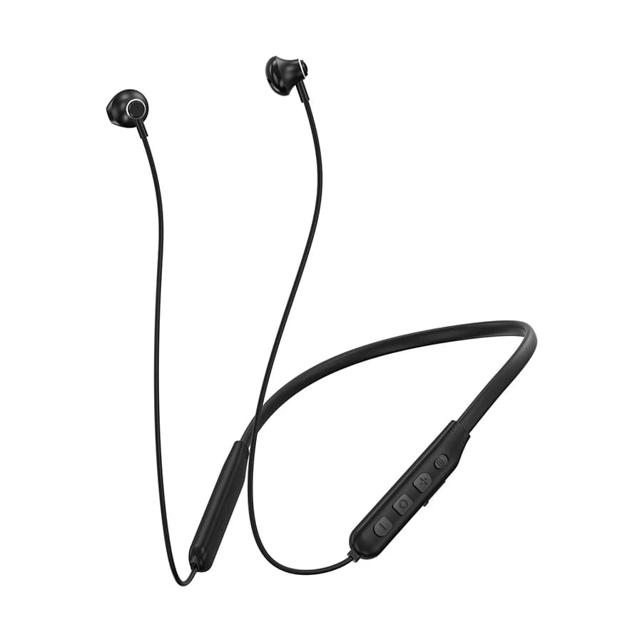 Wiwu Flex GB01 Black Neckband Bluetooth Earphone - Black