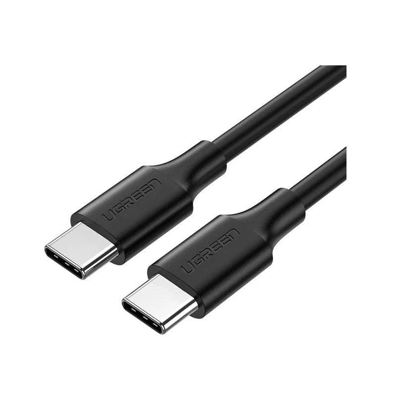 UGREEN USB 2.0 Type C to Type C Cable Nickel Plating 0.5m (Black)