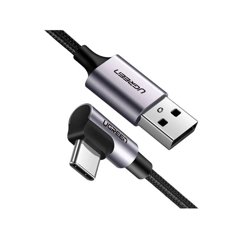 UGREEN Right Angle USB-A to Lightning Cable 1m