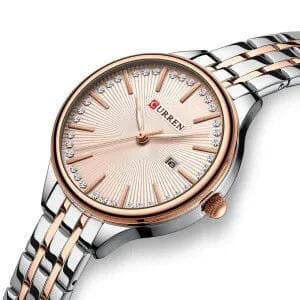 Curren 9099 Women’s Watch-Rose Gold & Silver