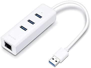 TP-LINK UE330 USB 3.0 3-Port HUB & Gigabit Ethernet Adapter 2 IN 1 USB Adapter
