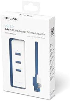 TP-LINK UE330 USB 3.0 3-Port HUB & Gigabit Ethernet Adapter 2 IN 1 USB Adapter