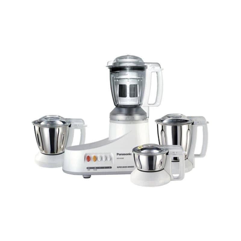 Panasonic MX-AC400 550W 4 Jars Super Mixer Grinder(White)