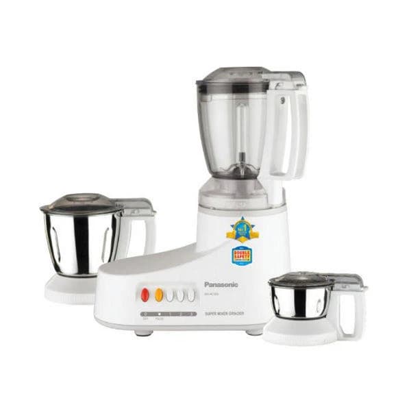 Panasonic MX-AC300 1000W 3 Jars Super Mixer Grinder - (White)
