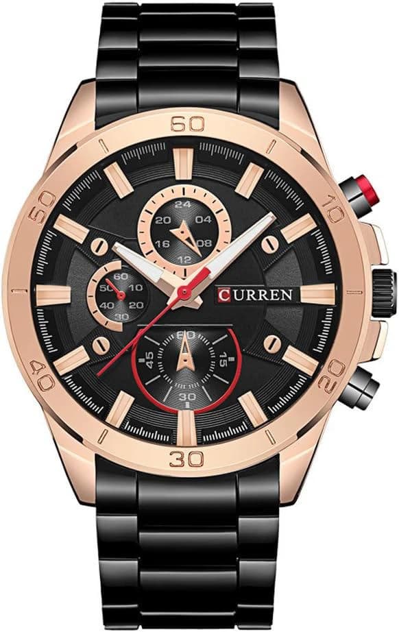 Curren 8275 Quartz Casual Watch for Men - Gold