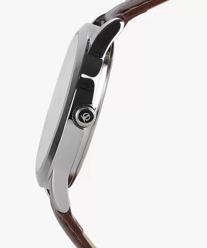 Titan 1584SL03 Analog with Date Brown Dial Leather Watch for Men