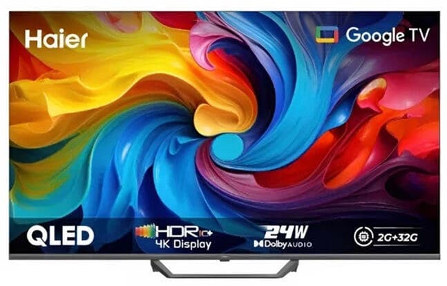 Haier 43 Inch QLED 4K UHD Google TV (H43S80EUX)