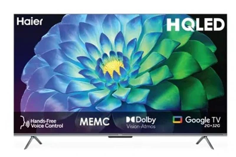 Haier 55 Inch Bezel-Less HQLED 4K UHD Google TV (H55P7UX)