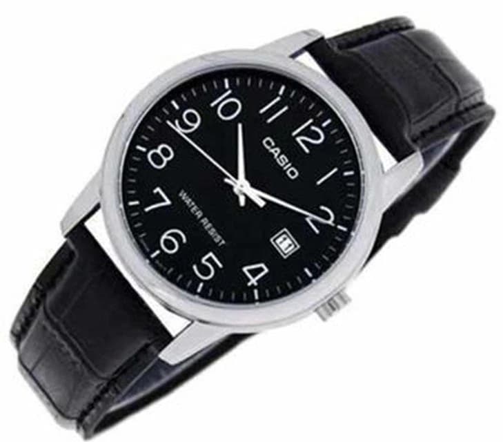 Casio Classic Date Belt Watch MTP-V002L-1B3UDF