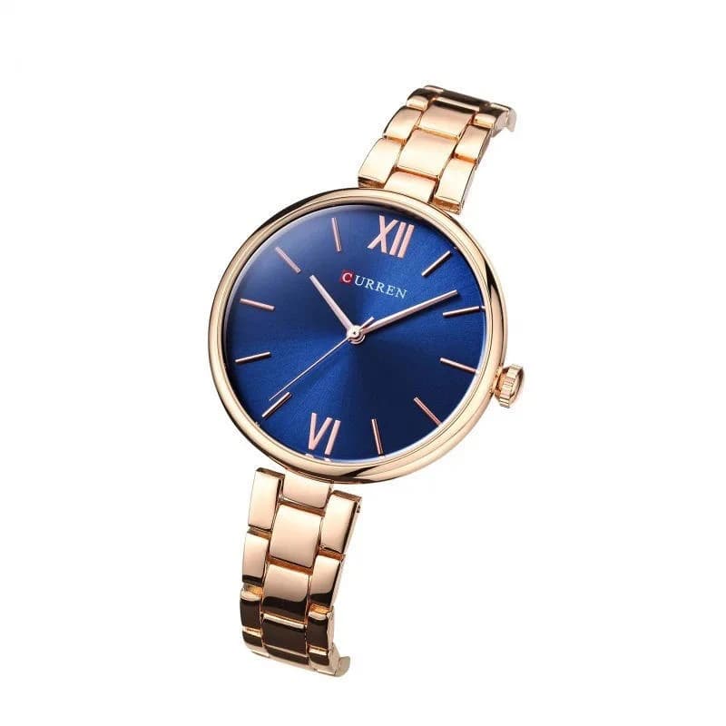 Curren Watch for Women | Curren L 1011 - Rose Gold Blue