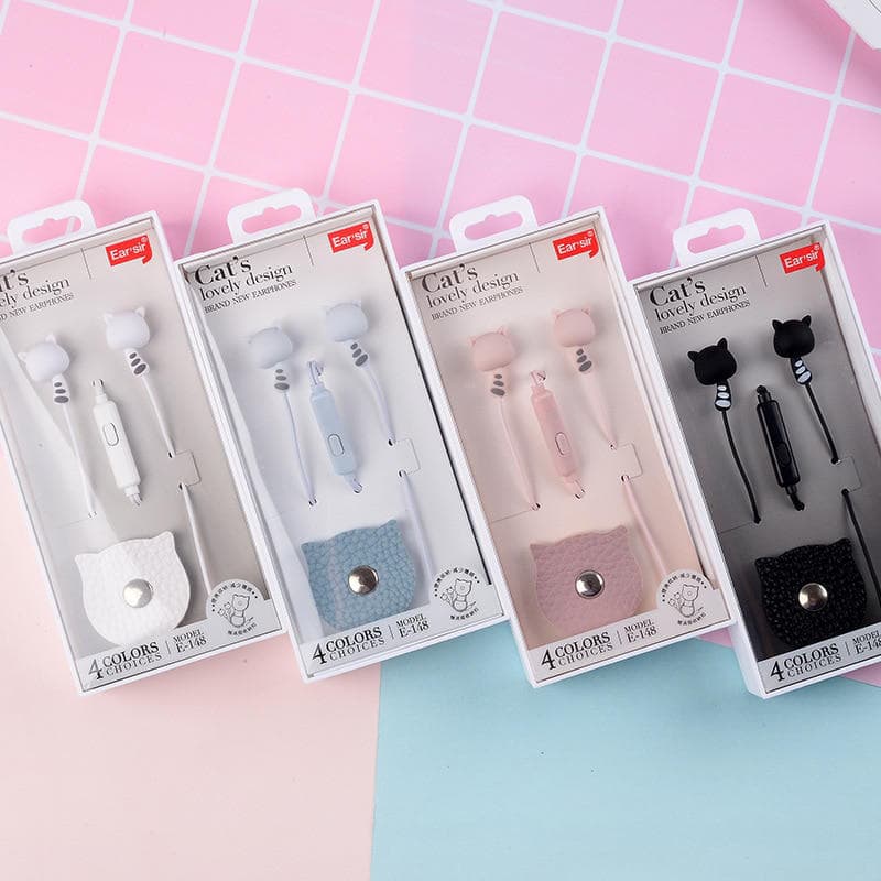 Ear First Sen E-148 Demure Kitty Modeling Headset