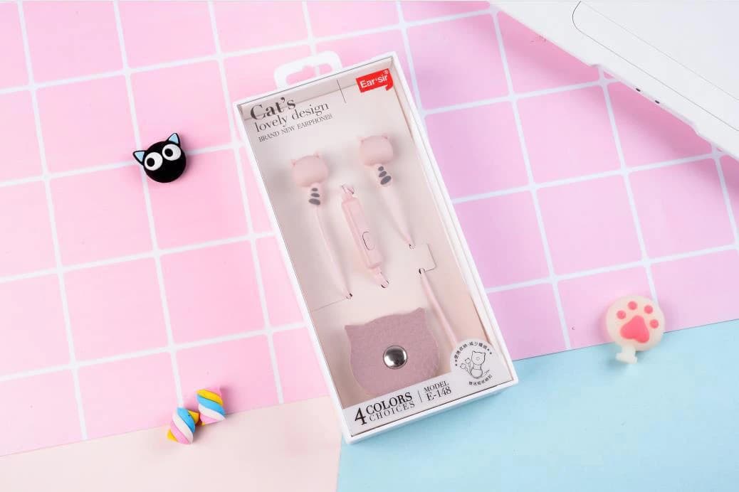 Ear First Sen E-148 Demure Kitty Modeling Headset