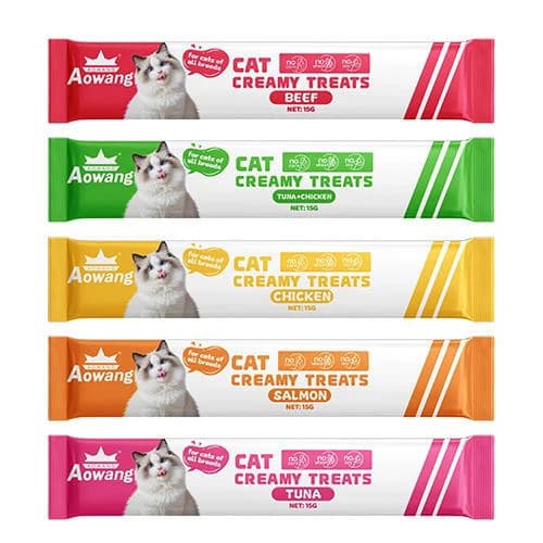 Aowang Brand Cat Creamy Treats All Flavors 15gm