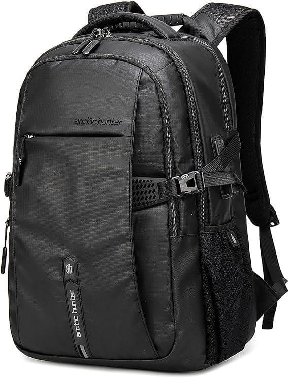 Arctic Hunter B00388 Multi Functional 15.6-inch Laptop Office Travel Backpack Bag - Black