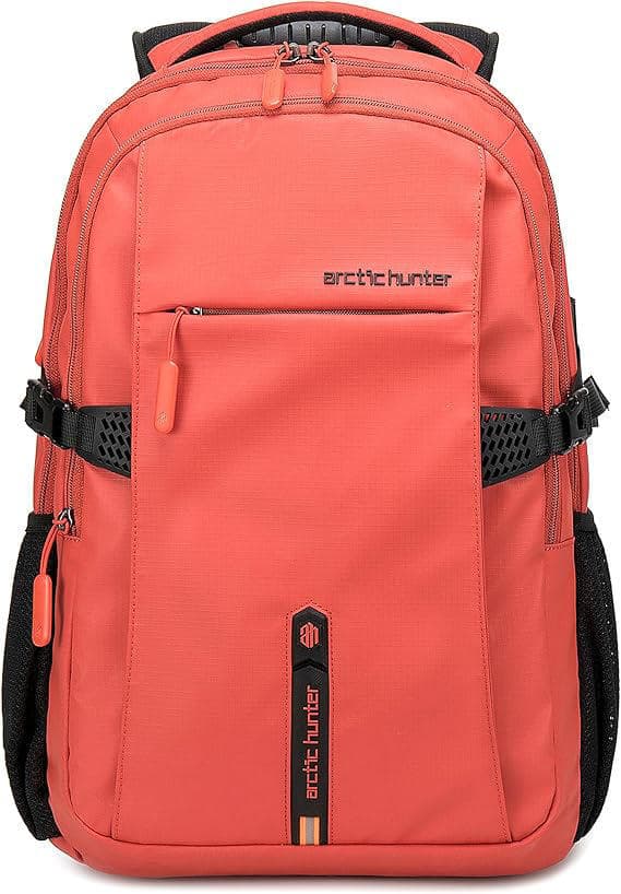 Arctic Hunter B00388 Multi Functional 15.6-inch Laptop Office Travel Backpack Bag - Orange
