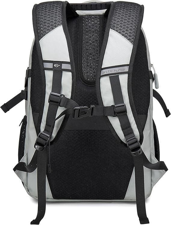 Arctic Hunter B00388 Multi Functional 15.6-inch Laptop Office Travel Backpack Bag - Grey