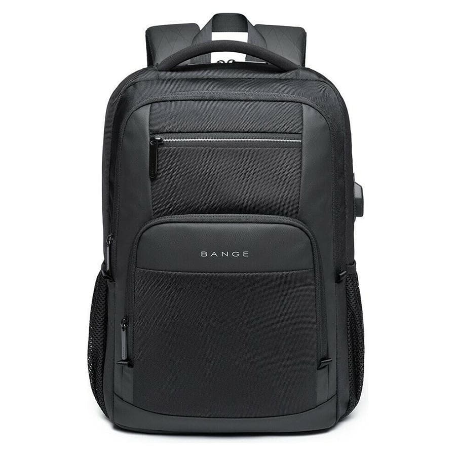 BANGE BG-1921 Bag External USB Port 15.6 Inch Laptop Backpack – Black