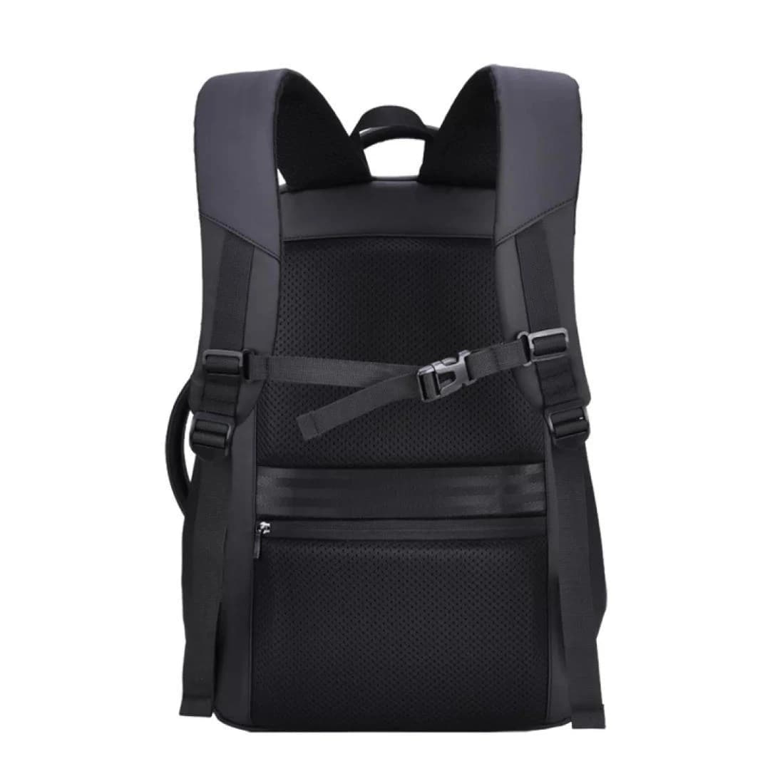 Shaolong 2020-1# 19-Inch Premium Quality Business Travel Laptop Expandable Backpack - Black