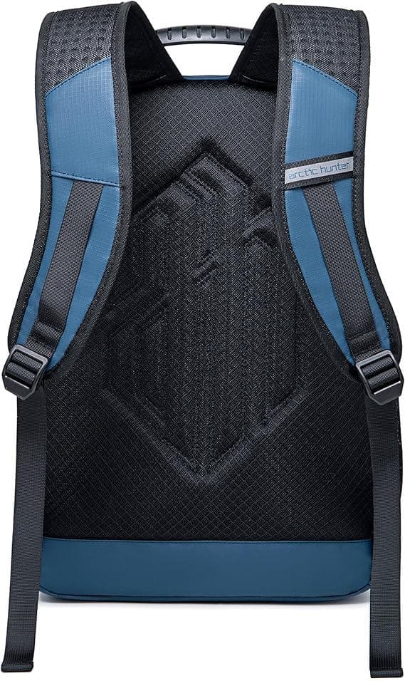 Arctic Hunter B00489 Casual Backpack Water Resistant College School Bag with Built in USB - Blue