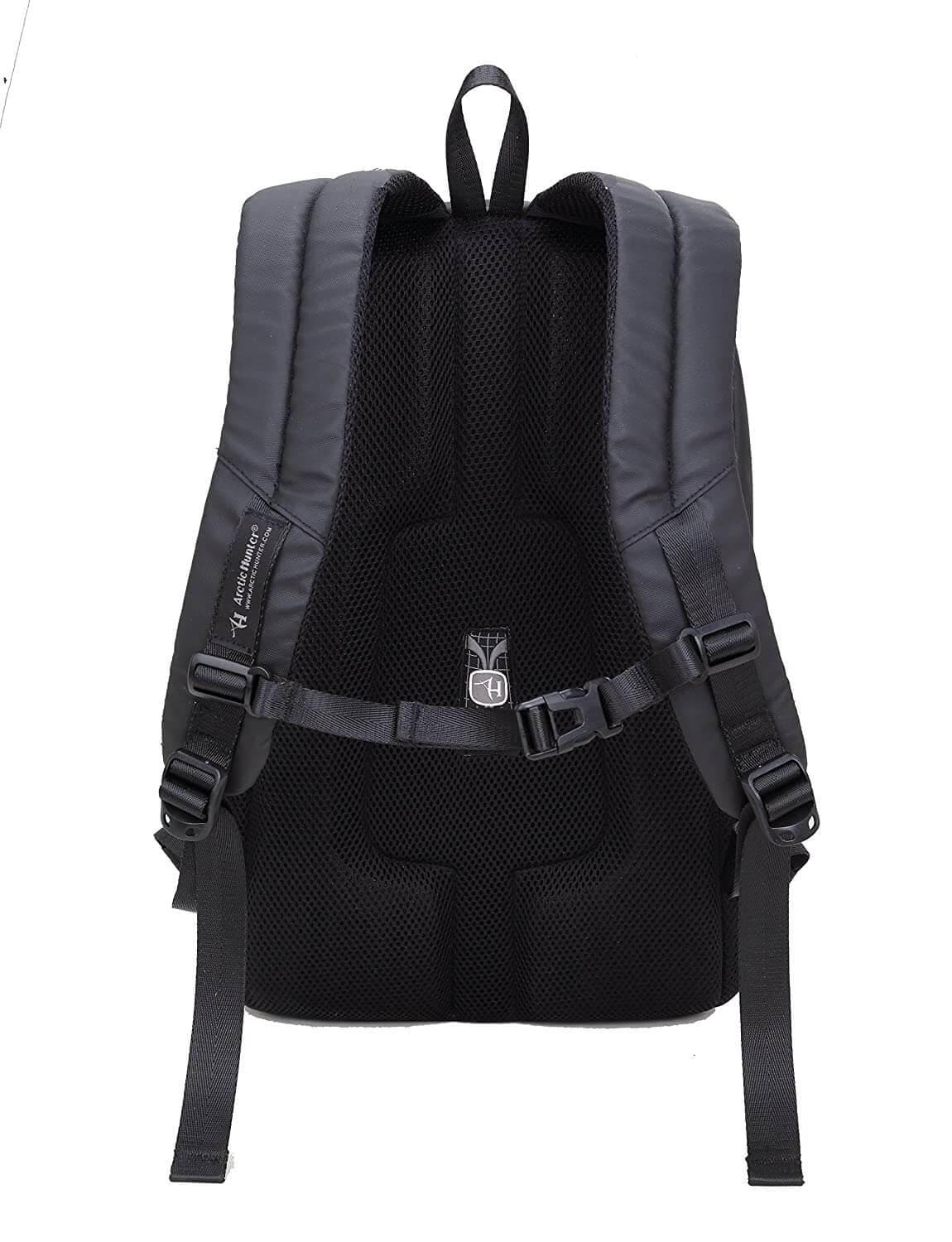Arctic Hunter 20005 Backpack 17 Inch With USB Port Laptop Bag - Black